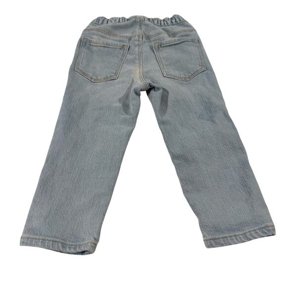 Old Navy Drawstring Baby Unisex Jeans 18-24M - Picture 2 of 5